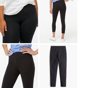 NWOT J.CREW Cropped Everyday Leggings in Black